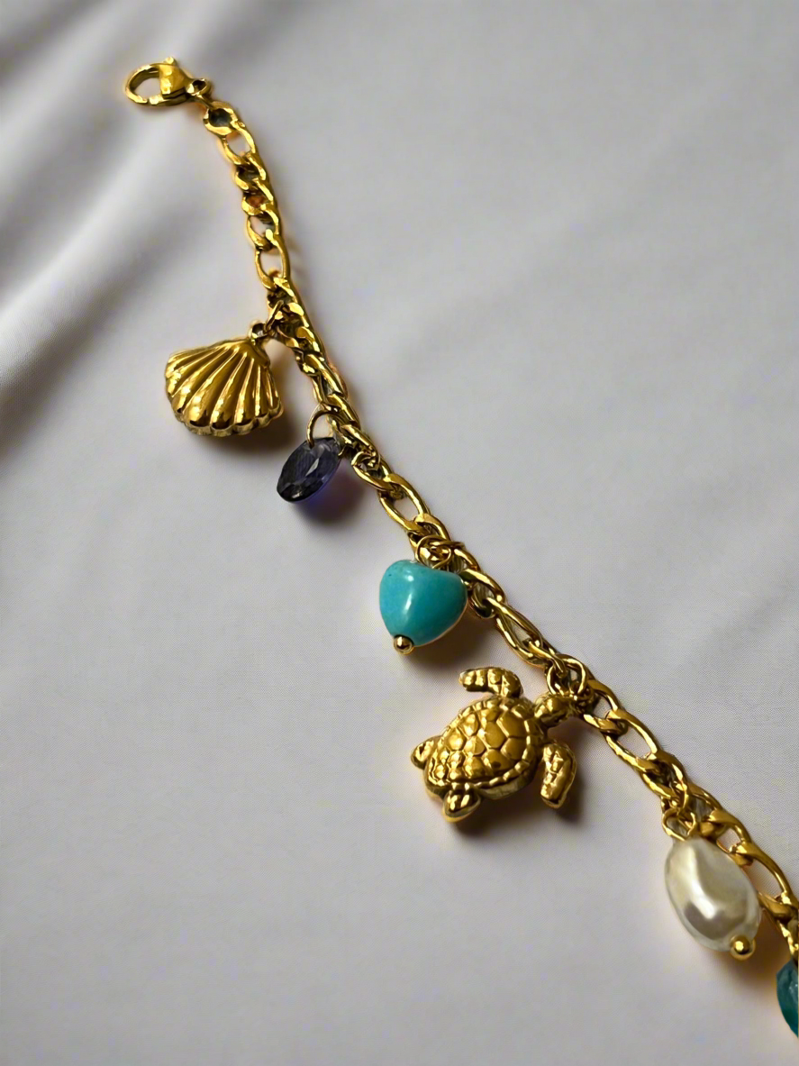 Turtle Tales Charm Bracelet