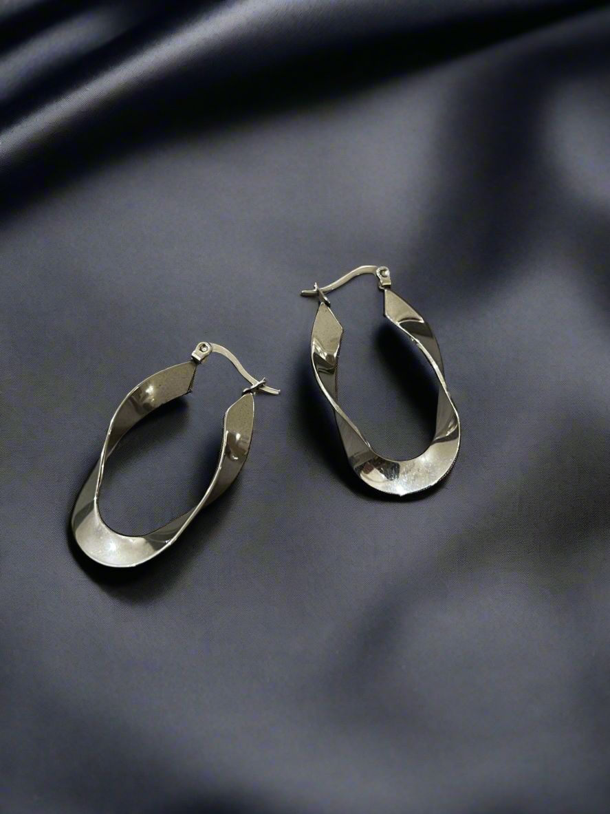 Elara Swirl Hoops