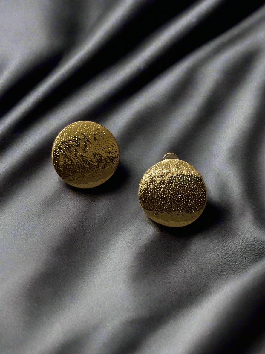 Gilded Coin earrings