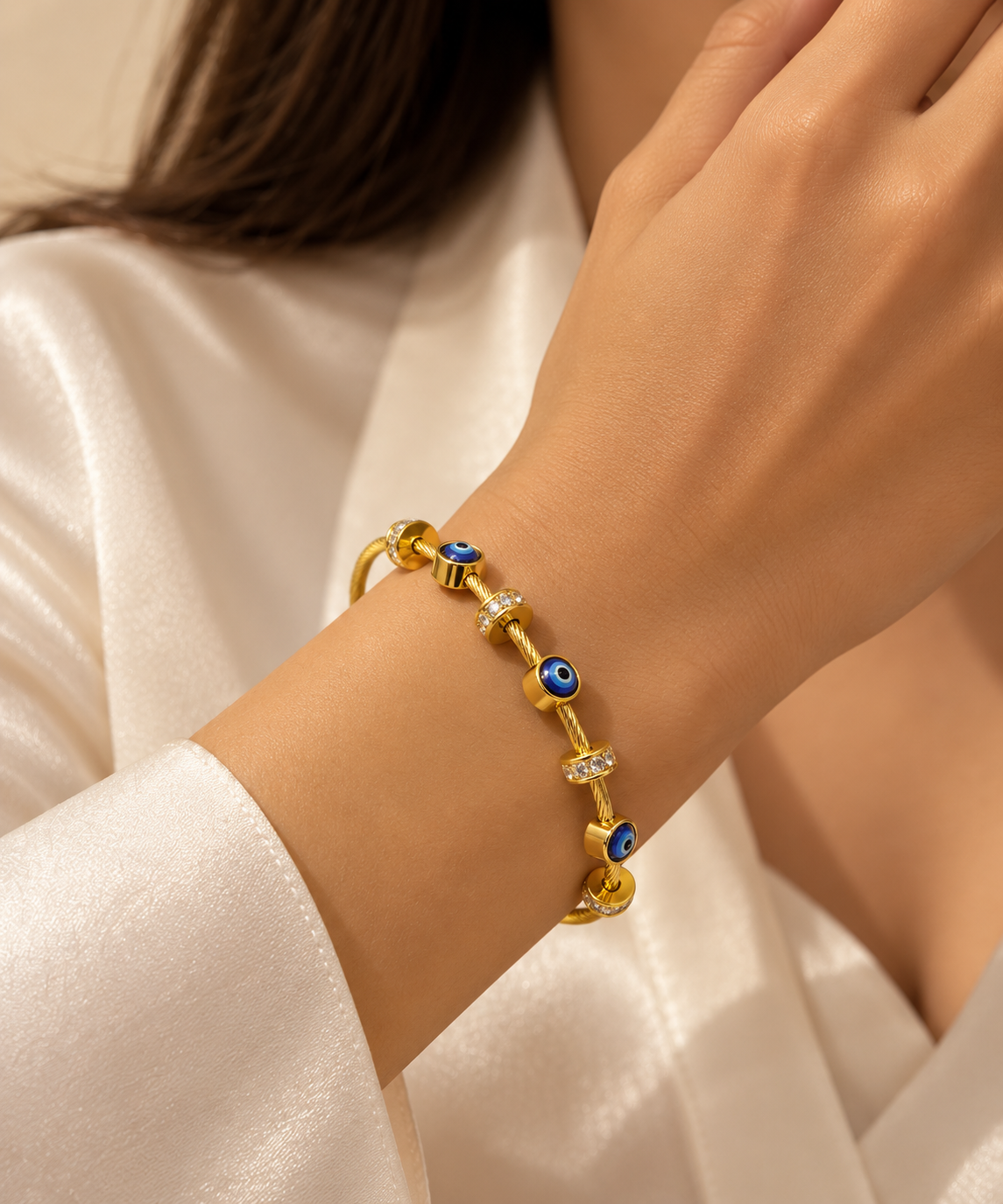 Evil eye bracelet