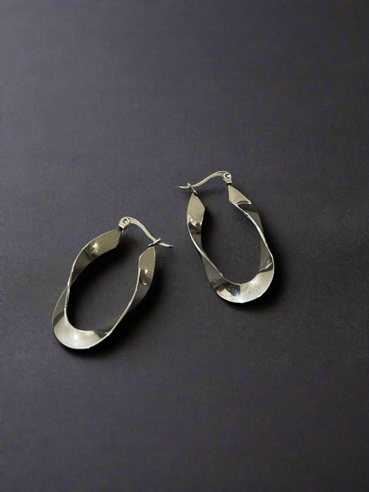 Elara Swirl Hoops