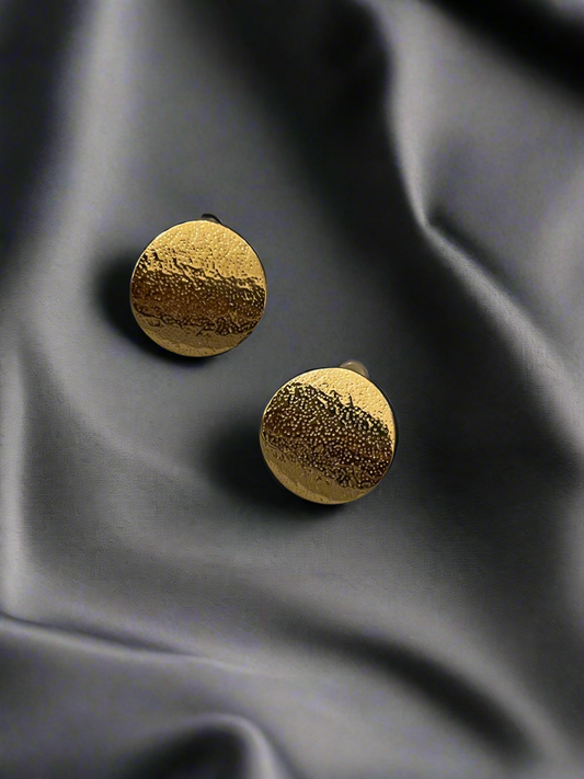 Gilded Coin earrings