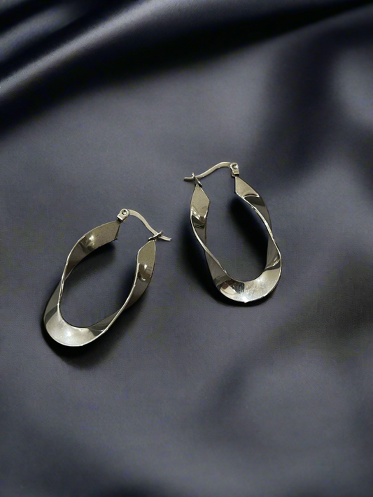Elara Swirl Hoops